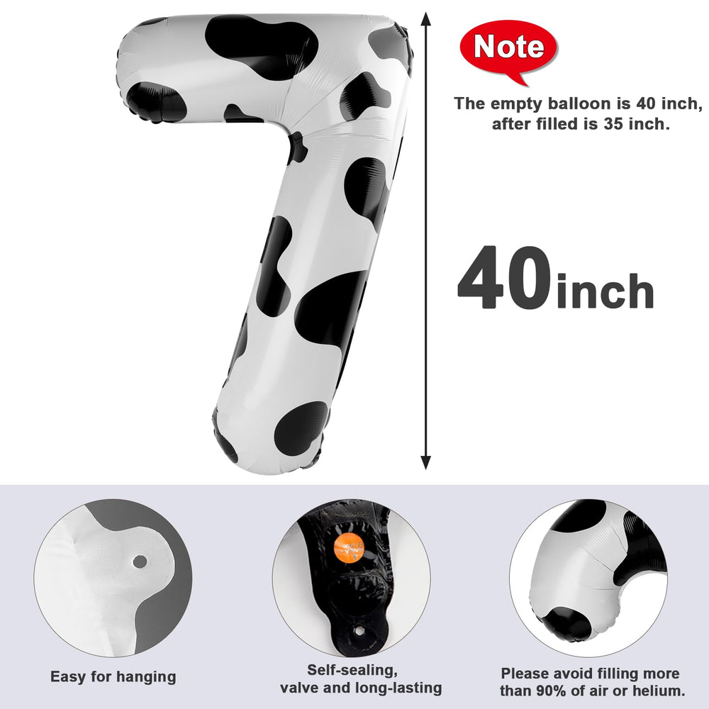 Mluchee durable embossed number balloon offers lasting color and crisp edges for big events