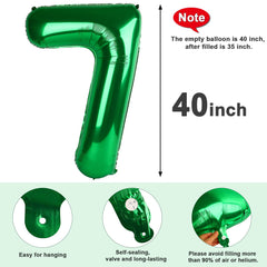 Mluchee 40-inch number balloon pairs with other digits for custom messages
