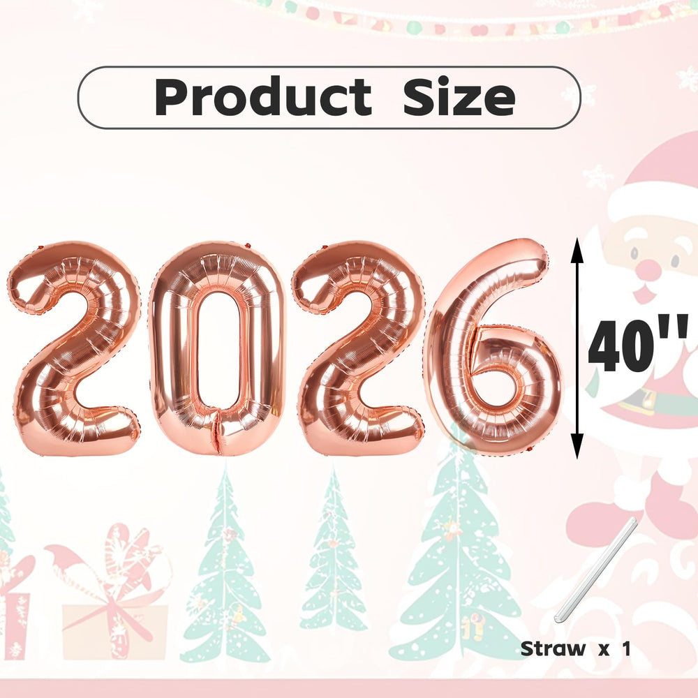 Mluchee 2026 rose gold balloon set adds spectacular color to celebrations.