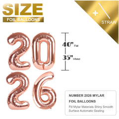 Mluchee graduation balloon 2026 ideal for milestone celebration backdrops.