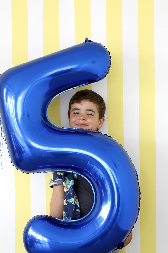 Mluchee Number 0 balloon 40 inch navy ceremony decor focal point.