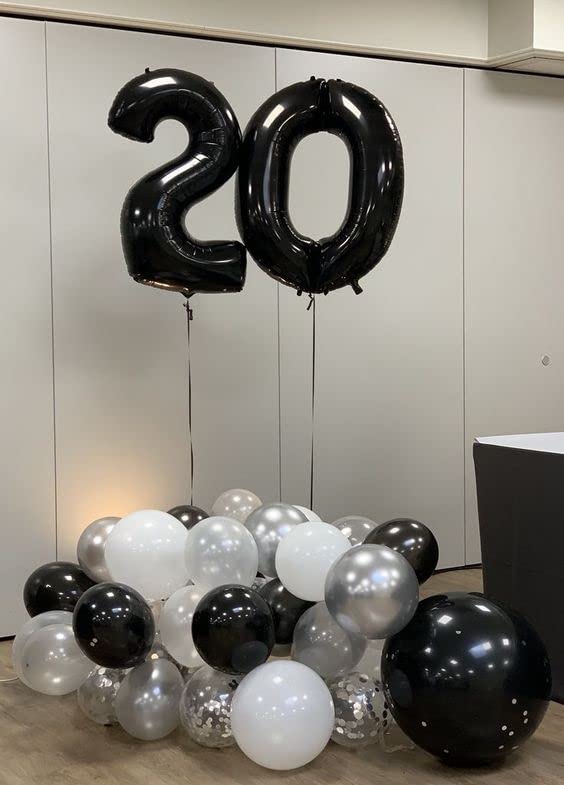 Mluchee number 0 balloon inflates easily with straw for quick setup.