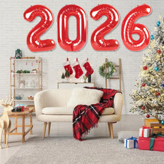 Mluchee red foil 2026 balloon elevates graduation celebrations with bold decor.