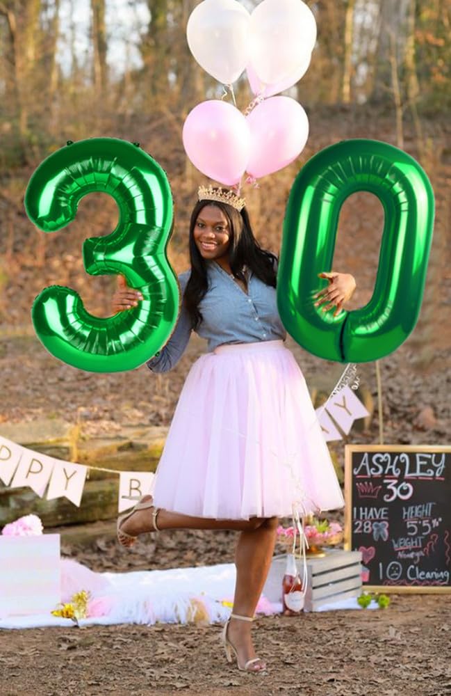 Mluchee wedding and engagement balloon enhances ceremony décor with a giant numeral