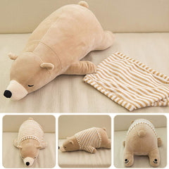 MMTTAO polar bear plush safety materials provide kid-friendly reassurance.