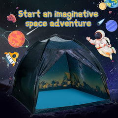 Mnagant galaxy dome playhouse provides durable, breathable shelter for outdoor adventures