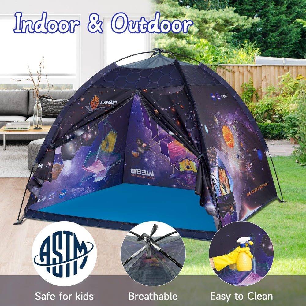 Mnagant James Webb tent top mesh vents enhance airflow.