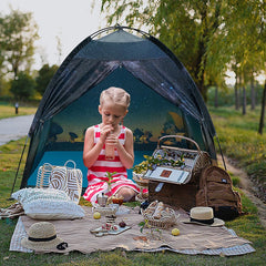 Mnagant Kids Play Tent easy assembly with shock-proof poles