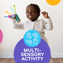 MÖBI Zippee bright colors support visual attention during toddler play