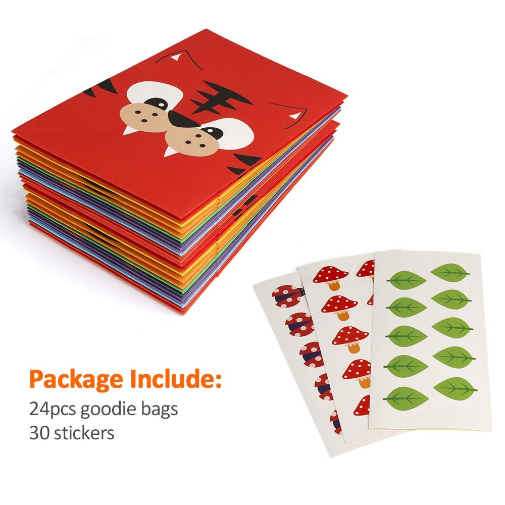 Mocoosy bags with ladybugs stickers, quick sealing for vibrant party loot.