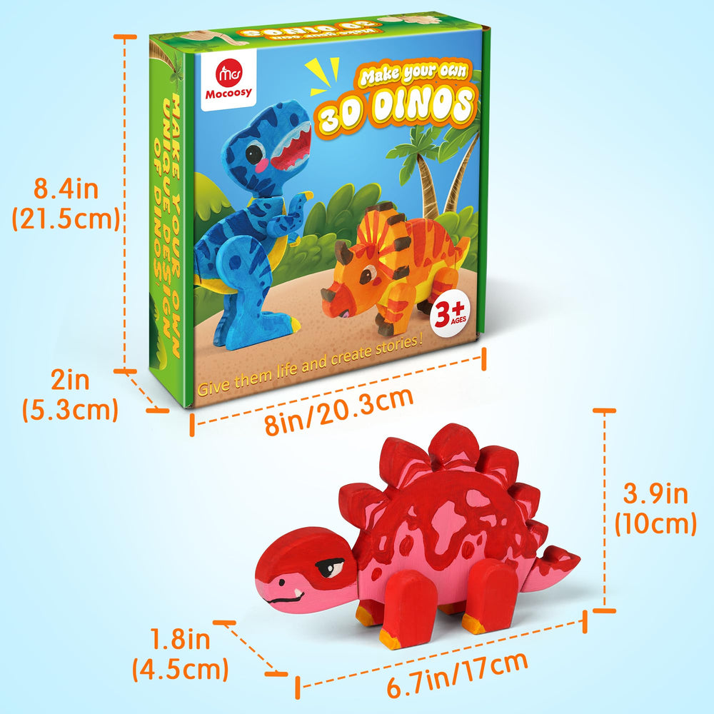 Mocoosy dinosaur storage bag keeps craft pieces organized