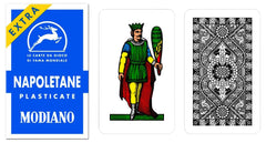 Modiano Neapolitan 97/31 deck of regional cards for classic triscola and tresette play.