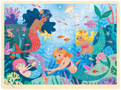 MoinKidz mermaid puzzle set pieces: unique shapes to boost problem-solving and hand-eye coordination