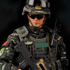 MoJyetli 1/6 Soldier fabric accents reveal handmade textures.