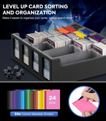 MoKo box includes four card supporters to keep cards upright