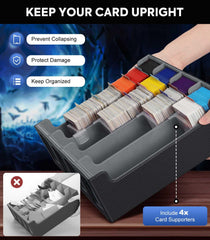 MoKo box interior lined with soft microfiber to protect cards