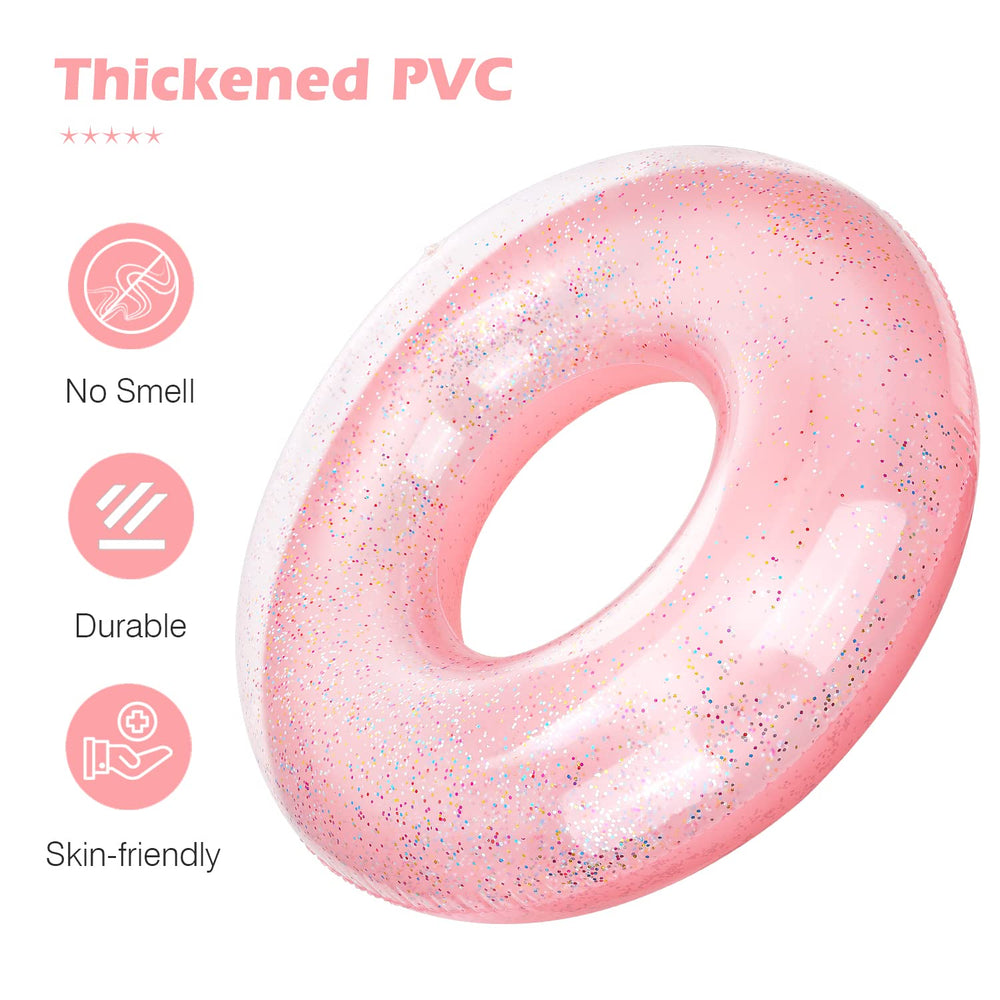 MoKo inflatable ring with upgraded valve for quick setup