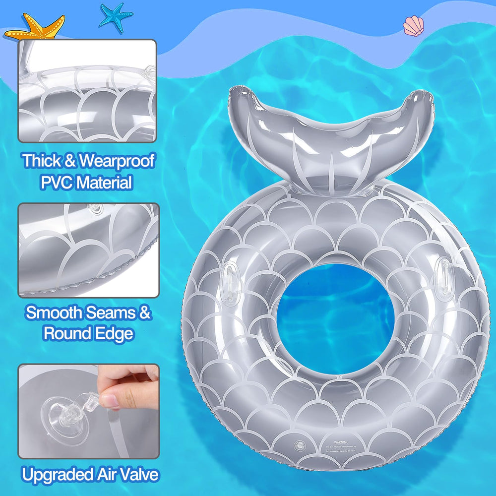 MoKo high-visibility inflatable tube helps swimmers stay seen.