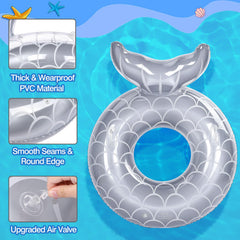 MoKo high-visibility inflatable tube helps swimmers stay seen.