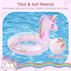 MoKo sequin-filled pool ring adds sparkle and fun for kids.