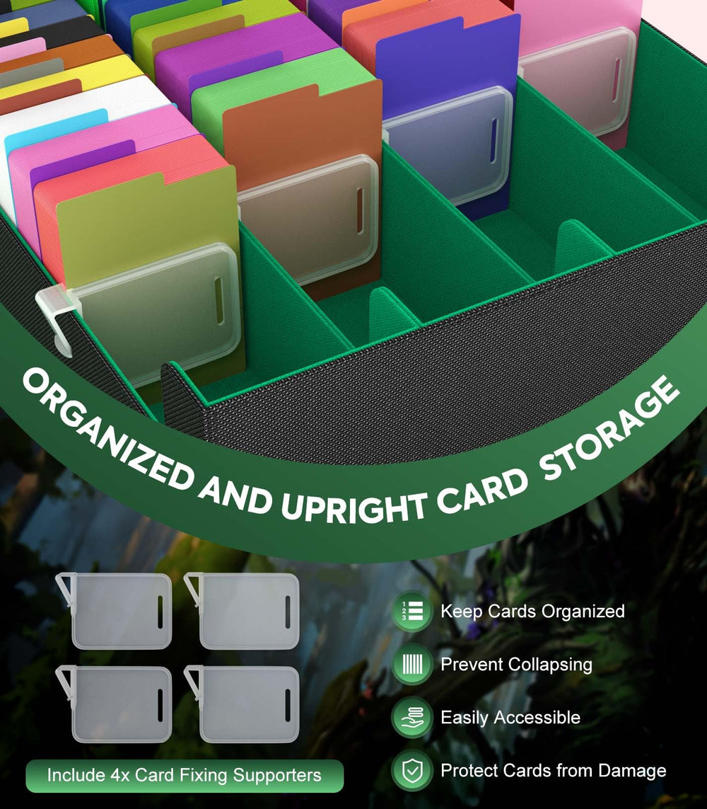 MoKo four card supporters keep decks upright during transport
