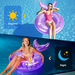 MoKo two-handles pool tube for better balance and safety