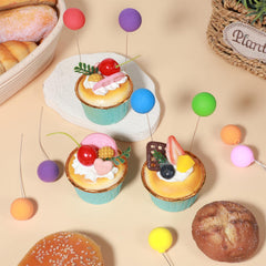 Molain easy-to-use toppers place securely on desserts