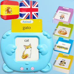 MoLingvora bilingual flash cards depict animals to boost English-Spanish vocabulary