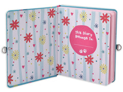 MOLLYBEE KIDS lock and key diary with padlock keeps secrets safe