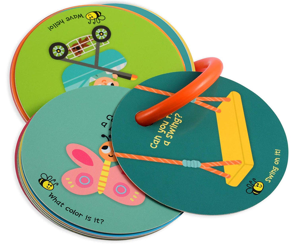 MOLLYBEE KIDS two-sided design doubles fun and prompts varied activities.