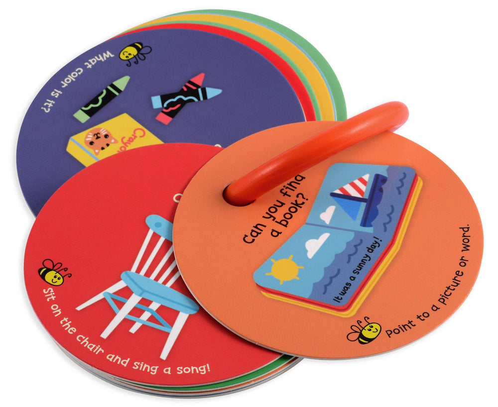 MOLLYBEE KIDS scavenger hunt card featuring a table, supports object search and prompt-based activities.