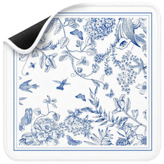 Molovsiny Mahjong Mat Blue Reverie top view shows elegant design for stylish game nights.