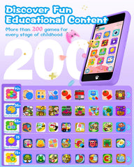 MOMILLA KDPS-1 screen display with 3.97-inch touchscreen for easy kid-friendly navigation.
