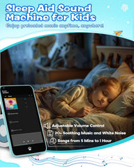 MOMILLA sleep music and white noise aid bedtime routines.