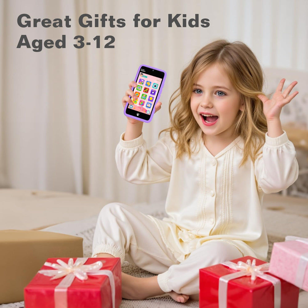 Momilla kids phone toy 16GB storage offers ample space for music and photos.