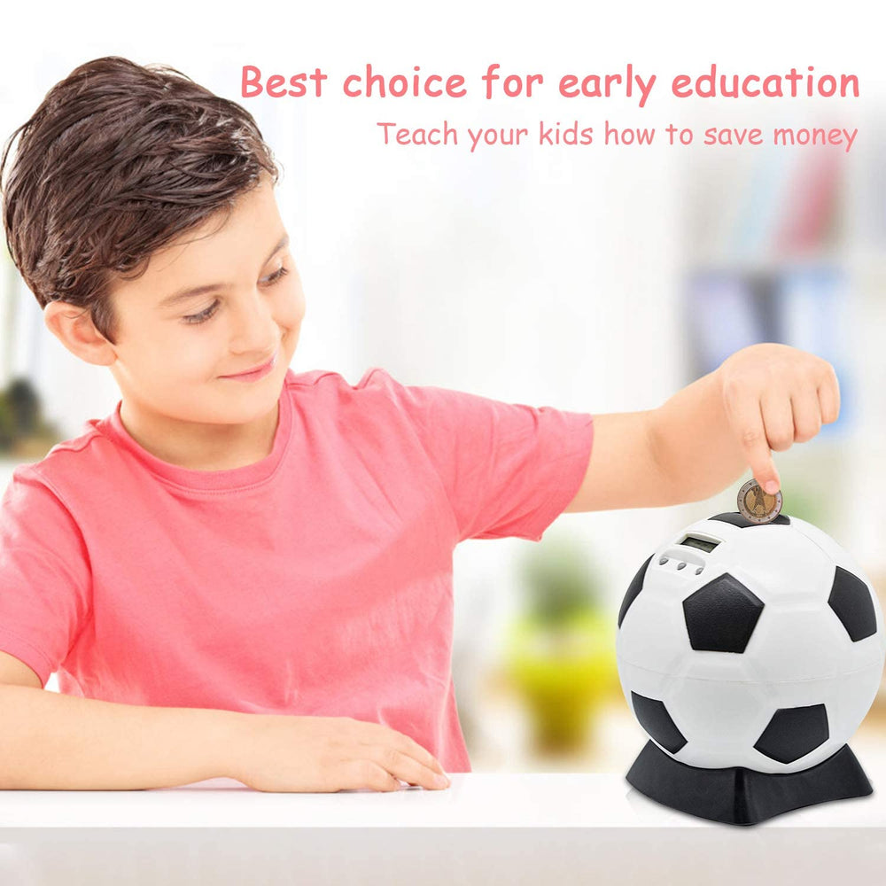 MOMMED piggy bank on desk decor invites kids to save.