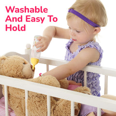 Mommy & Me Toy Magic bottle showing disappearing juice during playtime