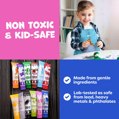 Momo & Nashi easy to squeeze tubes offer smooth, blendable colors for budding artists
