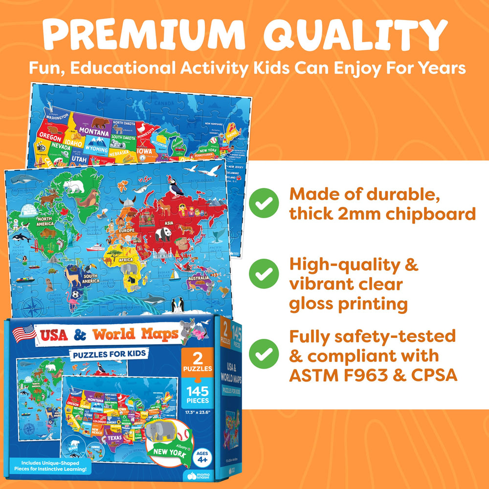 Momo & Nashi large pieces close-up emphasizes easy handling for young learners.