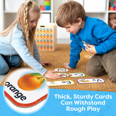 Momo and Nashi letter matching activity designed for solo or group play.
