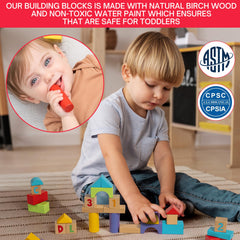 MOMOARI toddler blocks support early numeracy and color recognition.