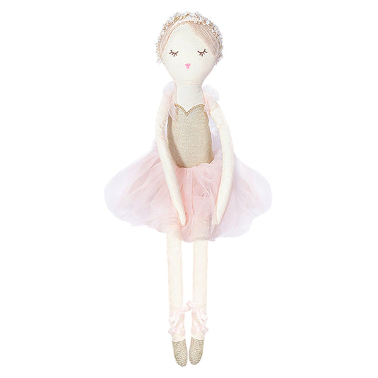 MON AMI Ballerina doll front view showcasing soft plush for comforting play.