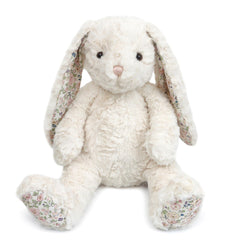 MON AMI Faith Bunny large plush with cream fur for cuddling and decorative nursery presence