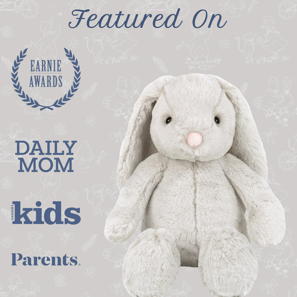 MON AMI Sterling Bunny durable stitching for years of cuddles.
