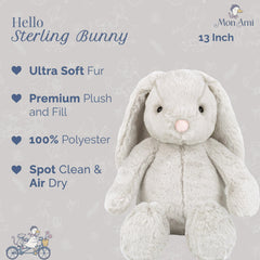 MON AMI Sterling Bunny soft body ready for hugs and quiet moments.