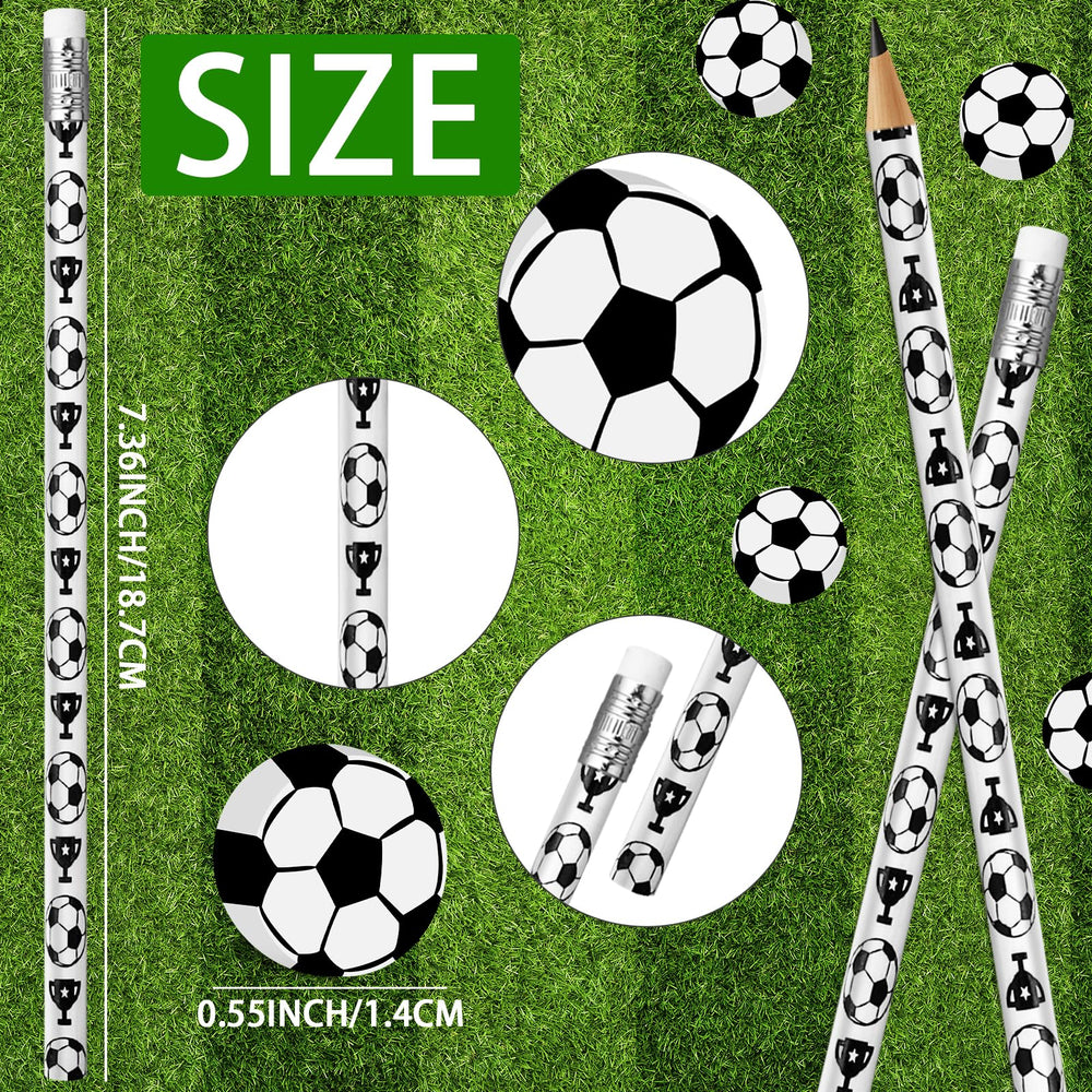 Moncinday soccer erasers, compact and wipe-clean for classroom activities.