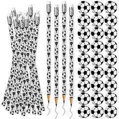 Moncinday soccer pencils for kids with vivid graphics, perfect party favors for kids.