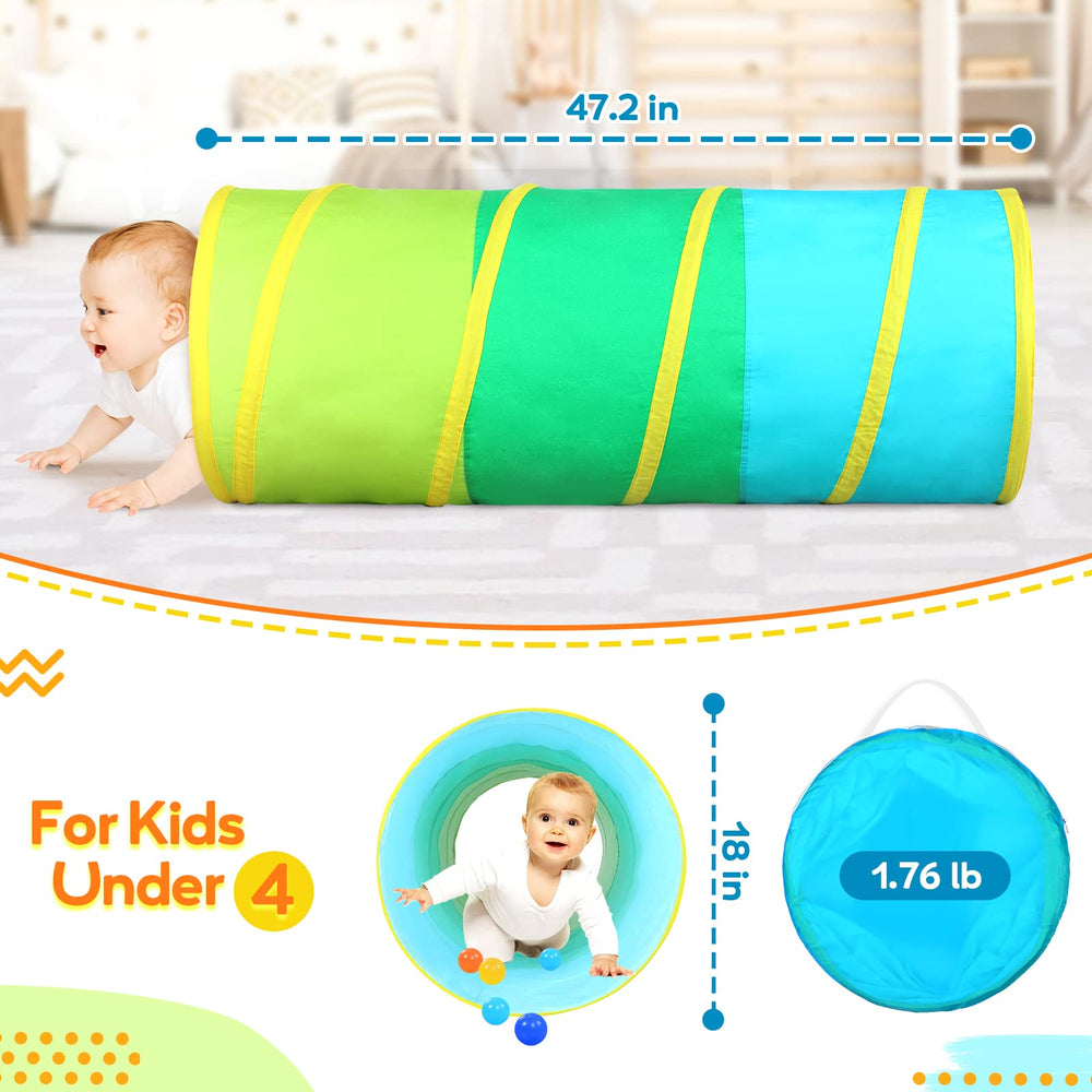 Moncoland tunnel child crawling highlights active, safe movement.