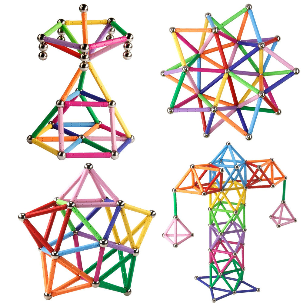 MONILON bright color pieces help kids learn colors while building.