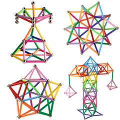 MONILON bright color pieces help kids learn colors while building.